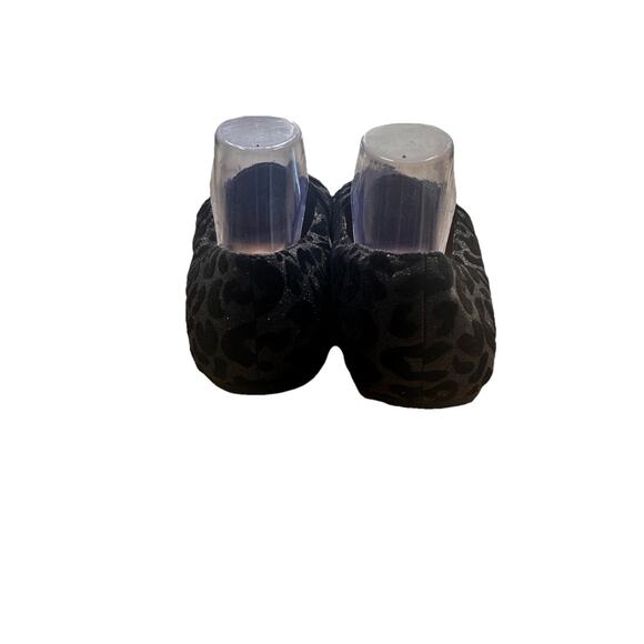 Torrid Shimmer Bow Pointed Toe Loafers Black Silver Sparkle Size 10 - Picture 5 of 8